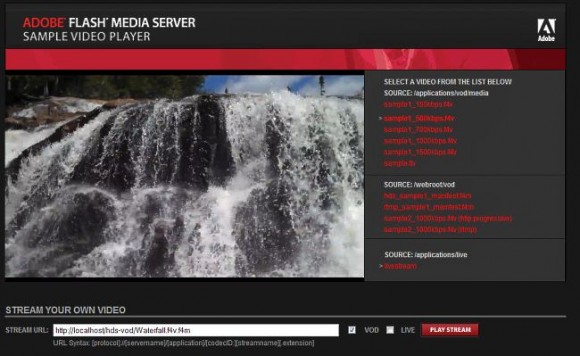 flash  Flash Media Server 4.5 ֣HTTP̬ʹ