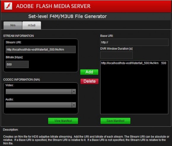 flash  Flash Media Server 4.5 ֣HTTP̬ʹ