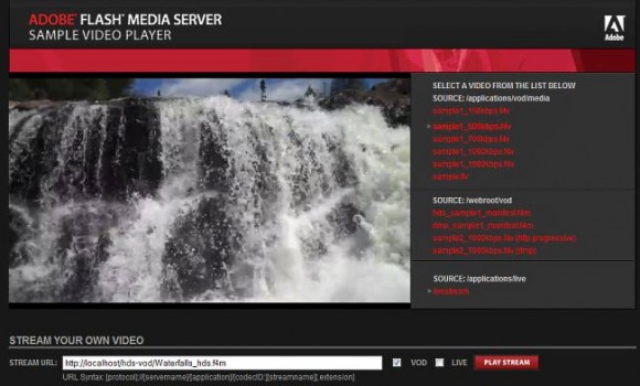 flash  Flash Media Server 4.5 ֣HTTP̬ʹ