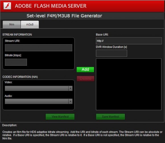 flash  Flash Media Server 4.5 ֣HTTP̬ʹ